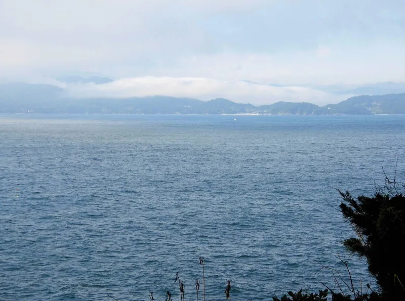 Yamase sea fog along the Goishi Coast in Ofunato