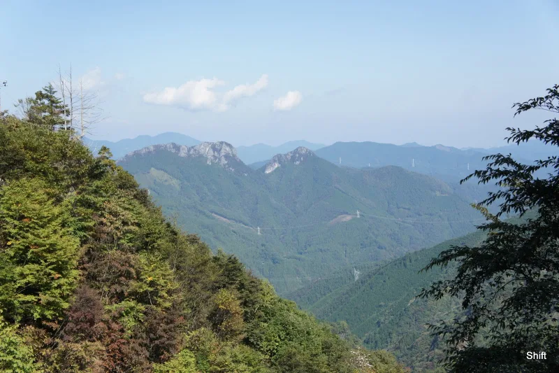 The south-southwest side of Mount Futago in Ogano, Saitama