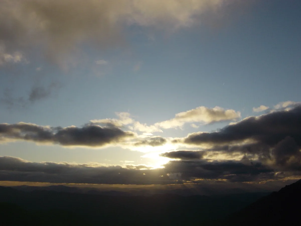 Mountain scenery viewed from the Shinhotaka Ropeway observation deck.