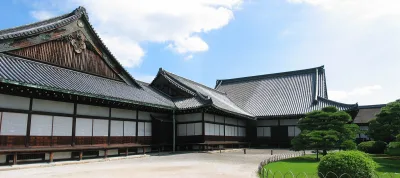 The connected buildings of Ninomaru Palace at Nijo Castle, Kyoto