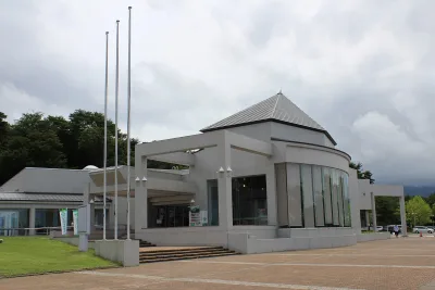 Exterior of the Fossa Magna Museum in Itoigawa, Niigata