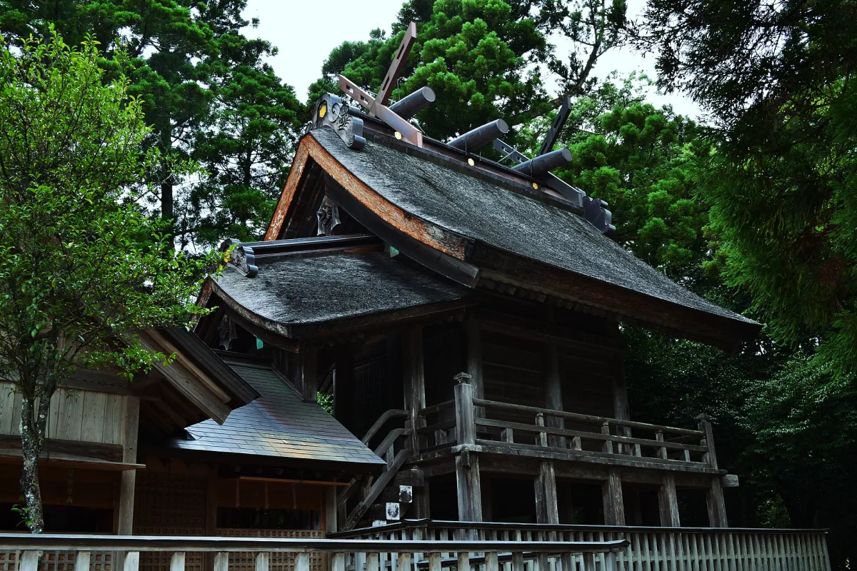View of Susa Shrine in Izumo, Shimane